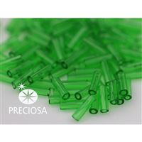 Tyinky Preciosa Bugles 6 mm Zelená (50100) 10 g