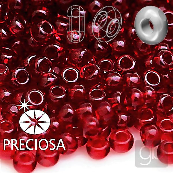 Preciosa CHARLOTTE 11/0 2,1 mm erven 90120 20 g
