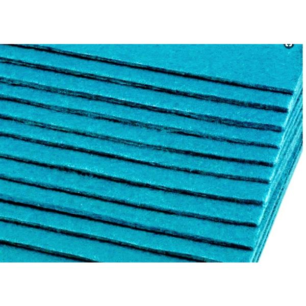 Dekorativní plsť tloušťka 2-3 mm Modrá 1ks