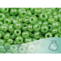 Preciosa rokajl 7/0 3,5 mm Zelená (1045_7XL) 50 g