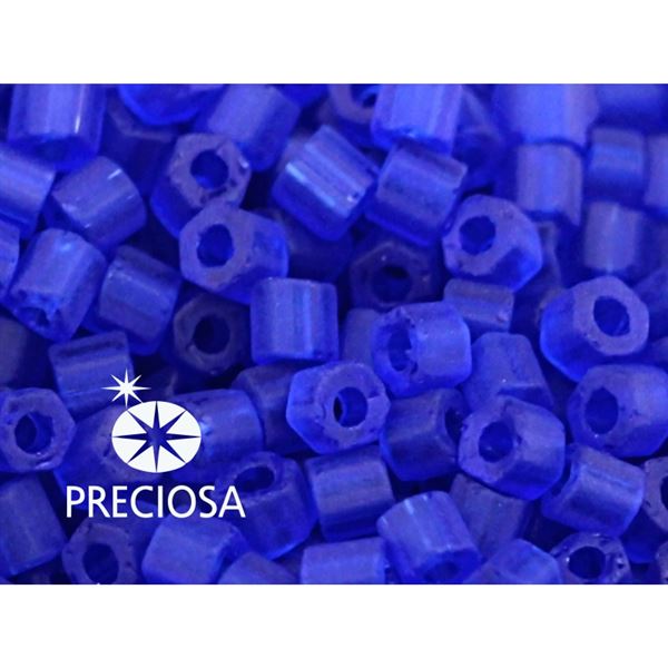 Preciosa dvoukr�tky 2CUT 10/0 - 2,1 mm Modr� MATT (30080) 20 g