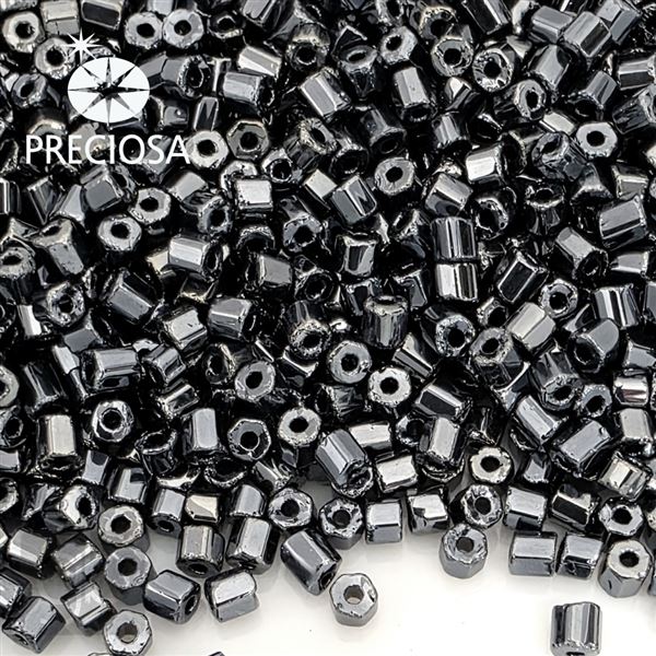 Preciosa dvoukr�tky 2CUT 10/0 2,1 mm Hematit 49102 50 g