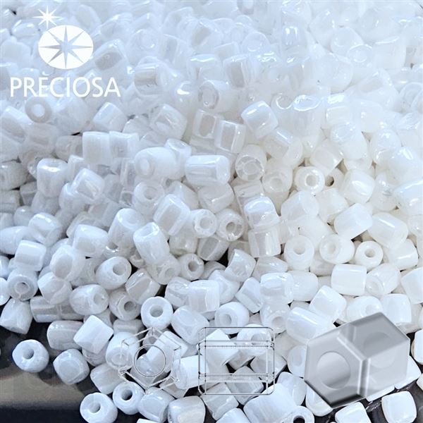 Preciosa dvoukr�tky 2CUT 11/0 1,9 mm B�l� 46102 20 g