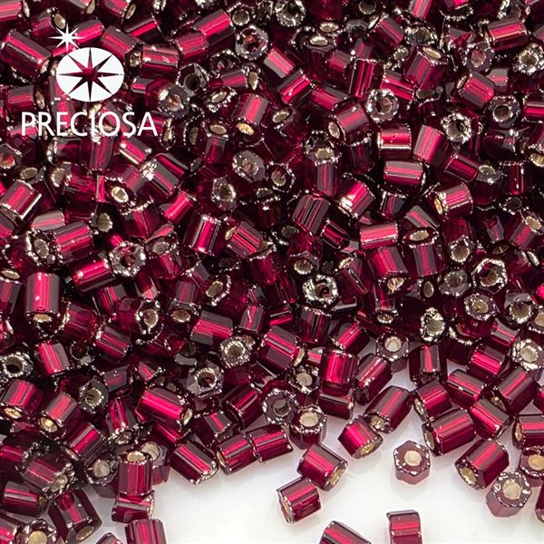 Preciosa dvoukrtky 2CUT 11/0 1,9 mm erven 97120 50 g