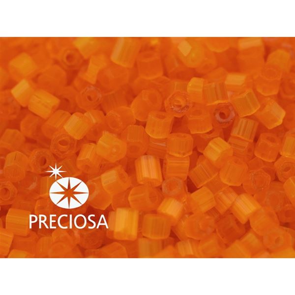 Preciosa dvoukr�tky 2CUT 9/0 - 2,4 mm Oran�ov� (85091) 20 g