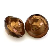 TURBAN brou�ené korálky 8x10 mm Zelená BP00004