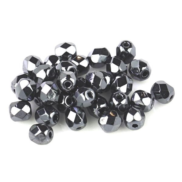 Brouen kuliky 4 mm Hematit (23980-14400) 100 ks