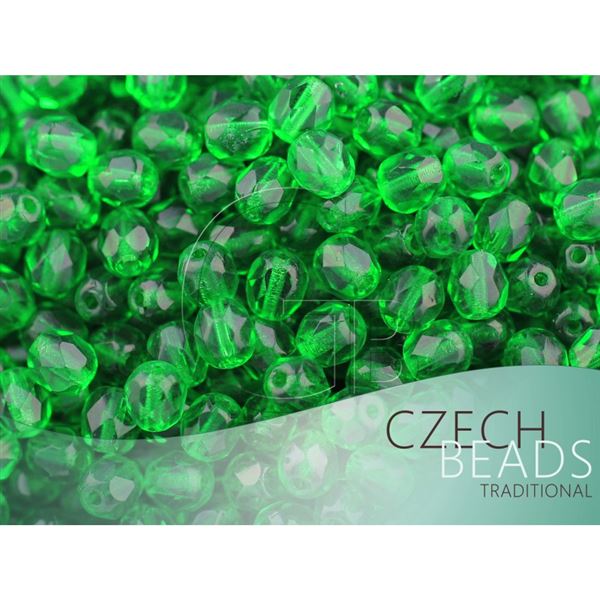 Broušená kulička 5 mm Zelená (50130-00000) 50 ks