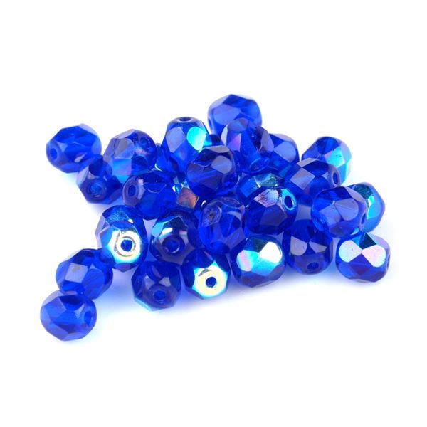 Broušená kulička 6 mm Modrá (30100-28701) 50 ks