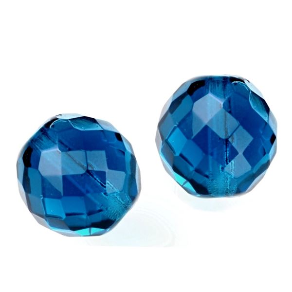 Broušené kuličky 16 mm Modrá (60100) 2 ks