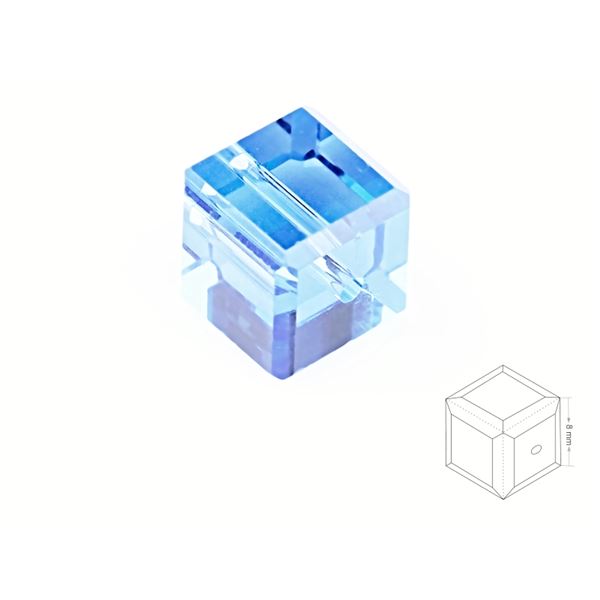 Kostiky brouen 8 mm Modr BRKO8012