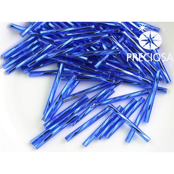 Ty�inky Preciosa Bugles 25 mm Modr� (37050) 20 g