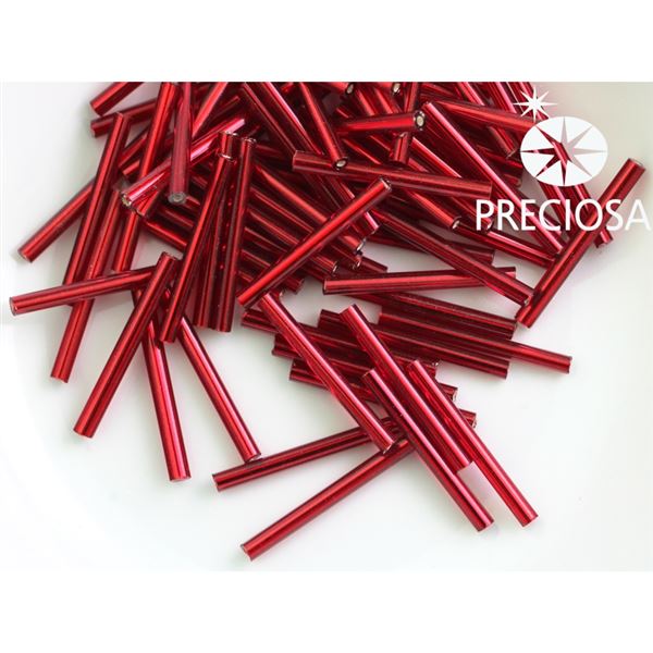 Tyinky Preciosa Bugles 25 mm erven (97090) 20g