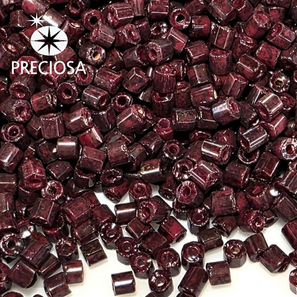 Tyinky Preciosa Bugles 2 mm erven Travertin 99190 50 g