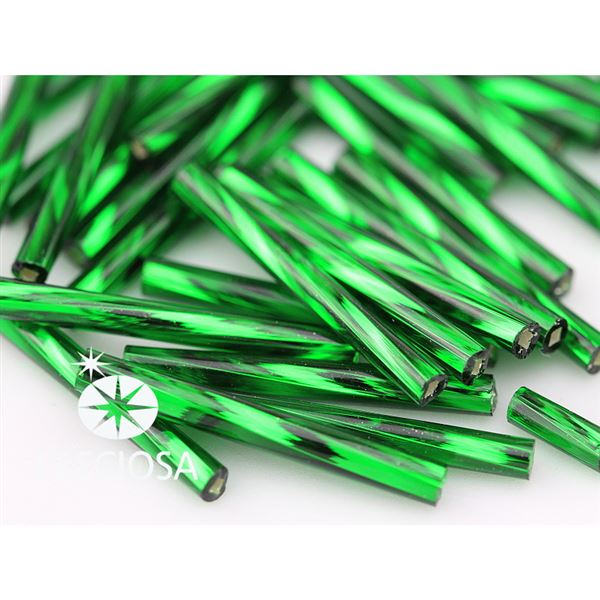 Ty�inky Preciosa Bugles 25 mm Zelen� (57060) 20 g