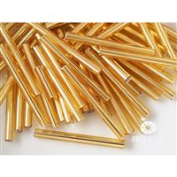 Tyinky Preciosa Bugles 25 mm Zlatá (17050) 20 g