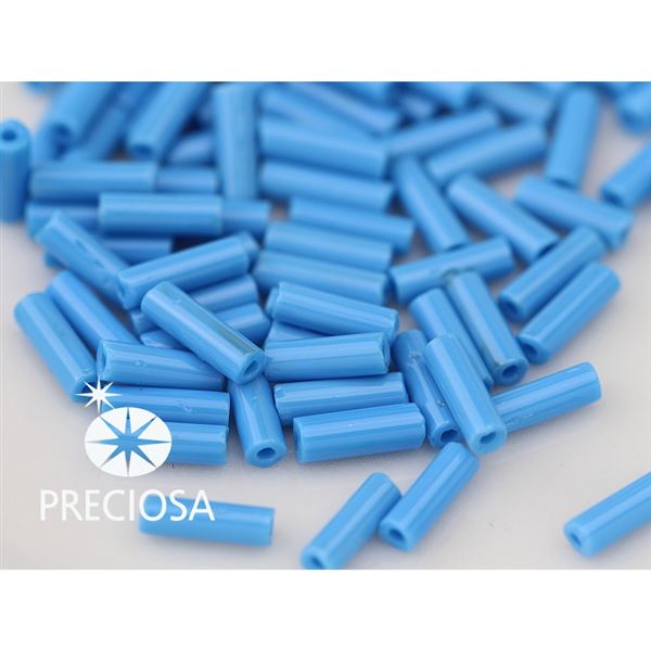 Ty�inky Preciosa Bugles 6 mm Modr� (63050) 20 g