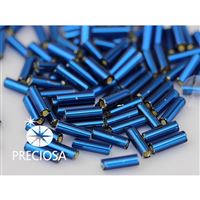 Ty�inky Preciosa Bugles 6 mm Modrá (67100) 20 g