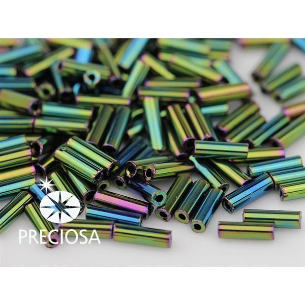 Ty�inky Preciosa Bugles 7 mm Zelen� (59155) 20g