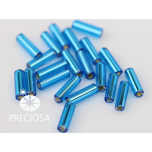 Ty�inky Preciosa Bugles 7 mm Modr� (67150) 20g