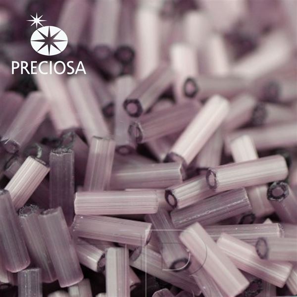 Ty�inky Preciosa Bugles 7 mm Fialov� MATT (20010) 50g