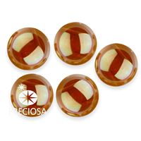 PRECIOSA Candy korálky 12 mm 5 ks Oranová (00030-29121) CAN12005