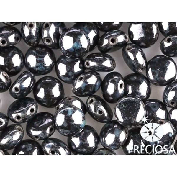 PRECIOSA Candy korlky 8 mm 10 ks Hematit (23980-65430) CAN8010