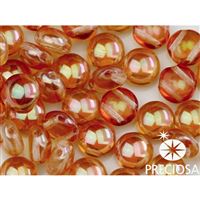 PRECIOSA Candy korálky 8 mm 10 ks Oranová (00030-29121) CAN8020