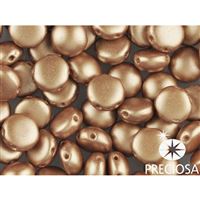 PRECIOSA Candy korálky 8 mm 10 ks Zlatá (02010-25003) CAN8050