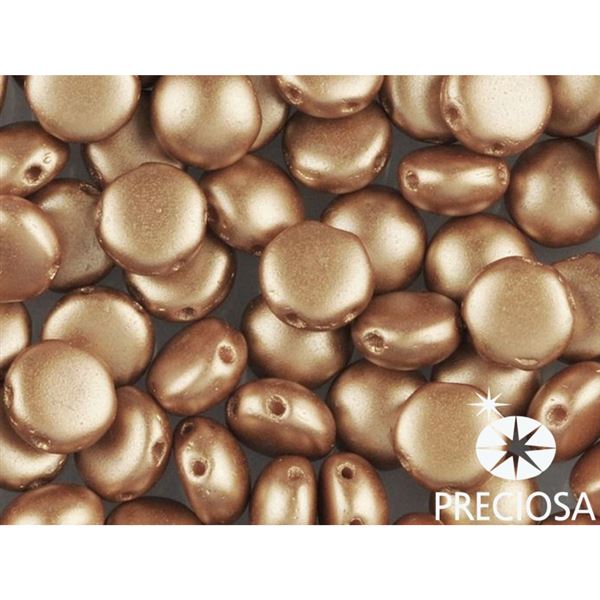 PRECIOSA Candy korlky 8 mm 10 ks Zlat (02010-25003) CAN8050