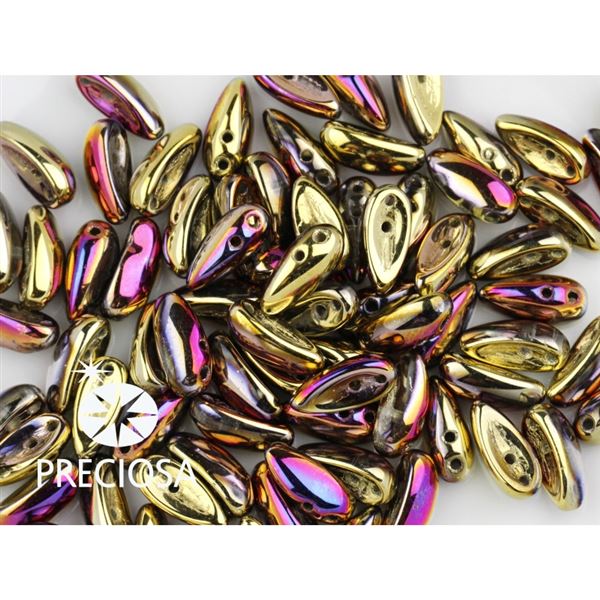 PRECIOSA Chilli 4x11 mm 15 ks Zlat (00030-98545) CHIL020