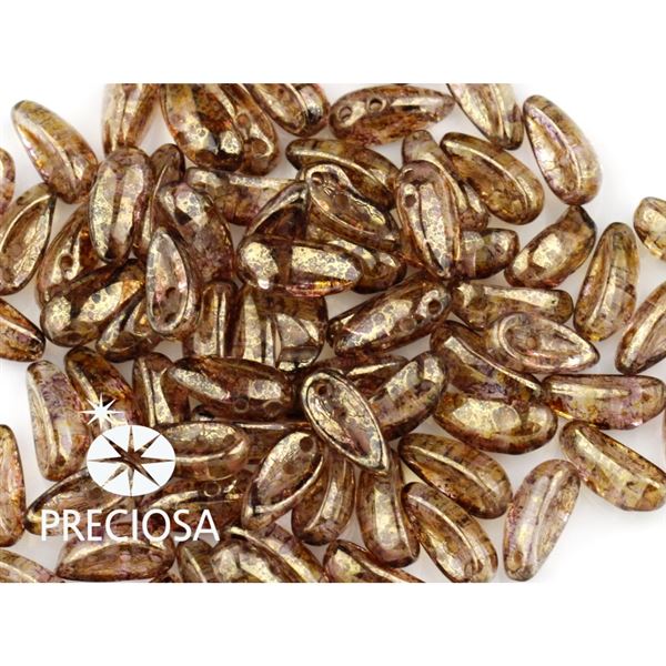PRECIOSA Chilli 4x11 mm 15 ks Bronzov� (00030-15695) CHIL027