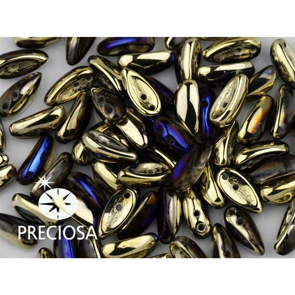 PRECIOSA Chilli 4x11 mm 15 ks Zlat (00030-98548) CHIL029