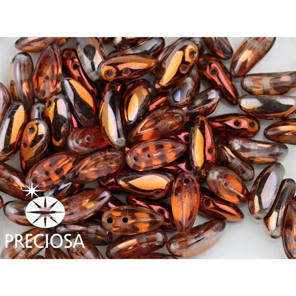 PRECIOSA Chilli 4x11 mm 15 ks Bronzov (00030-27137)