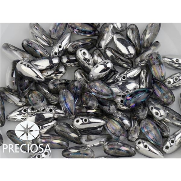 PRECIOSA Chilli 4x11 mm 15 ks Stbrn (00030-26536) CHIL044