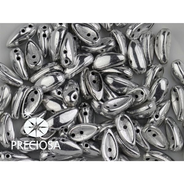 PRECIOSA Chilli 4x11 mm 15 ks Stbrn (23980-27000) CHIL102