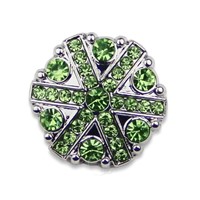 Knoflík pro BUTTON biuterii Zelená CVK22