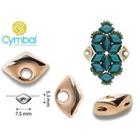 CYMBAL TRIPITI - GEMDUO SIDEBEAD Zlatorová