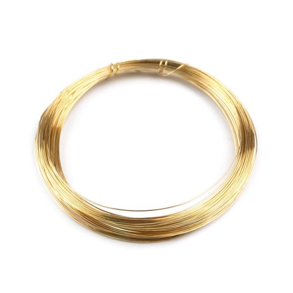Bižuterní drát 0,3 mm 10 m Zlatá