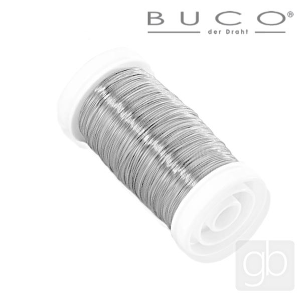 Biutern drt BUCO PREMIUM DEKO 0,3 mm Stbrn