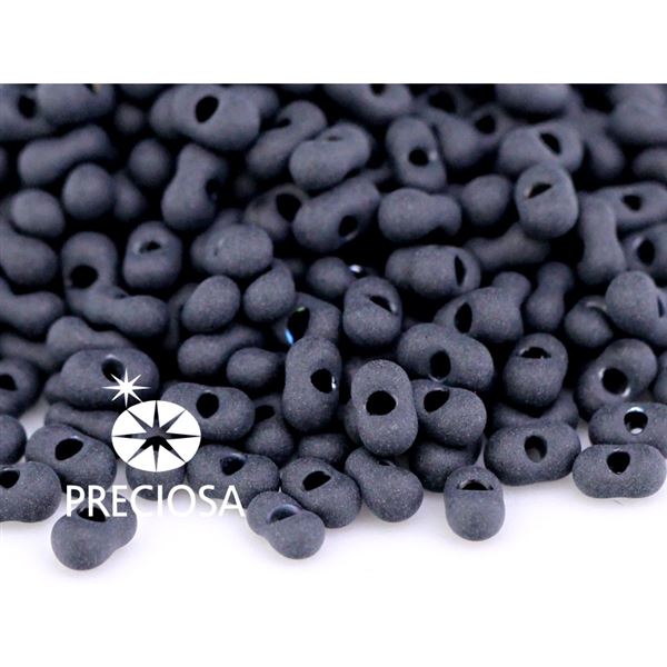 Preciosa Farfalle MATT 2x4 mm �ern� FF760 10 g