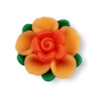 FIMO korálky kytika Oranová FIMO4