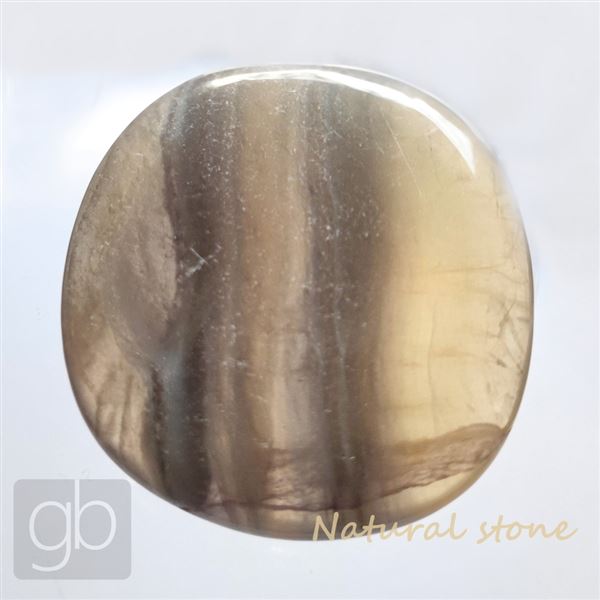 Fluorit pruhovan� placka 41 x 38 x 9 mm