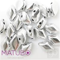 GEMDUO Matubo 8 x 5 mm Stříbrná 27000CR