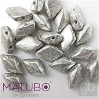 GEMDUO Matubo 8 x 5 mm Stíbrná TS23980