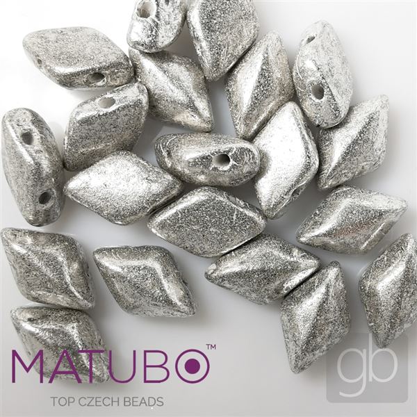 GEMDUO Matubo 8 x 5 mm St��brn� TS23980