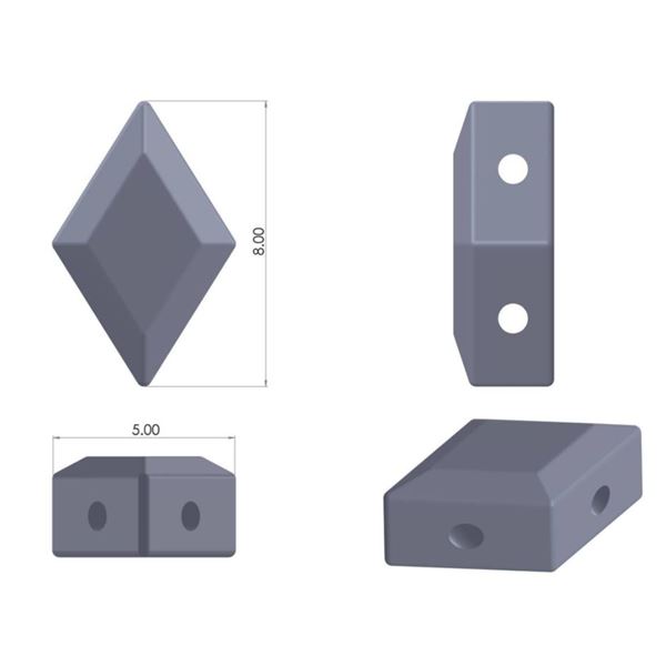 GEMDUO Matubo 8 x 5 mm lut 80100