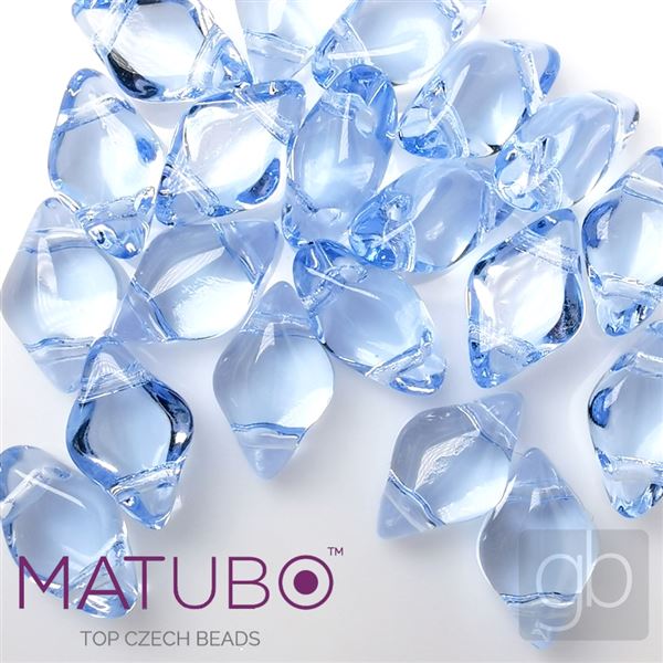 GEMDUO Matubo 8 x 5 mm Modr� 30010