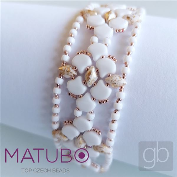 GEMDUO Matubo 8 x 5 mm Bl+ Zlat 03000-94401