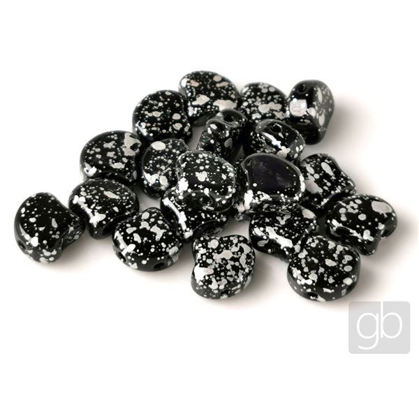 MATUBO GINKO 7,5x7,5 mm 20 ks �ern� ( S23C23980)